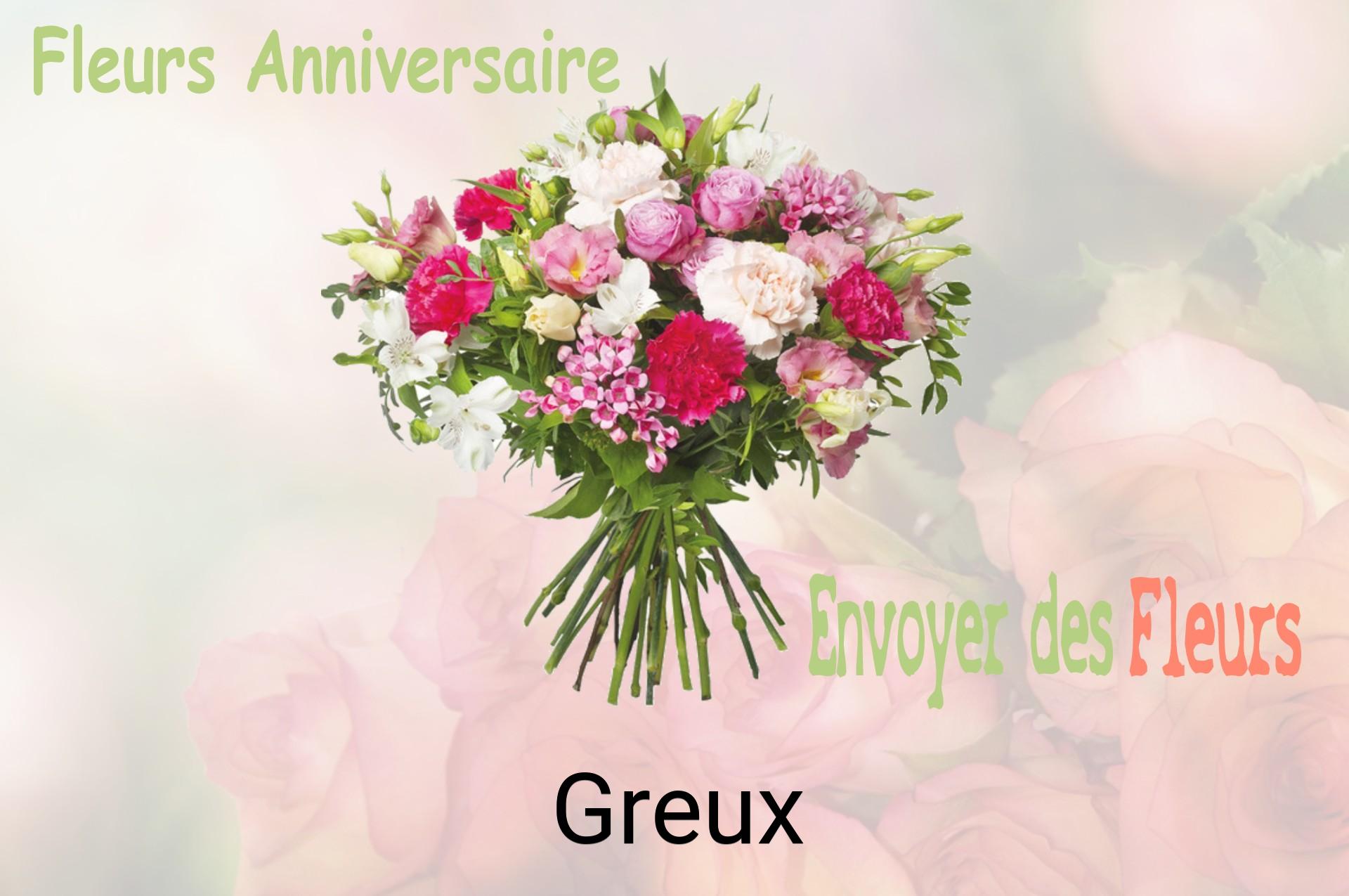 Bouquet de fleurs d’anniversaire livré à Greux