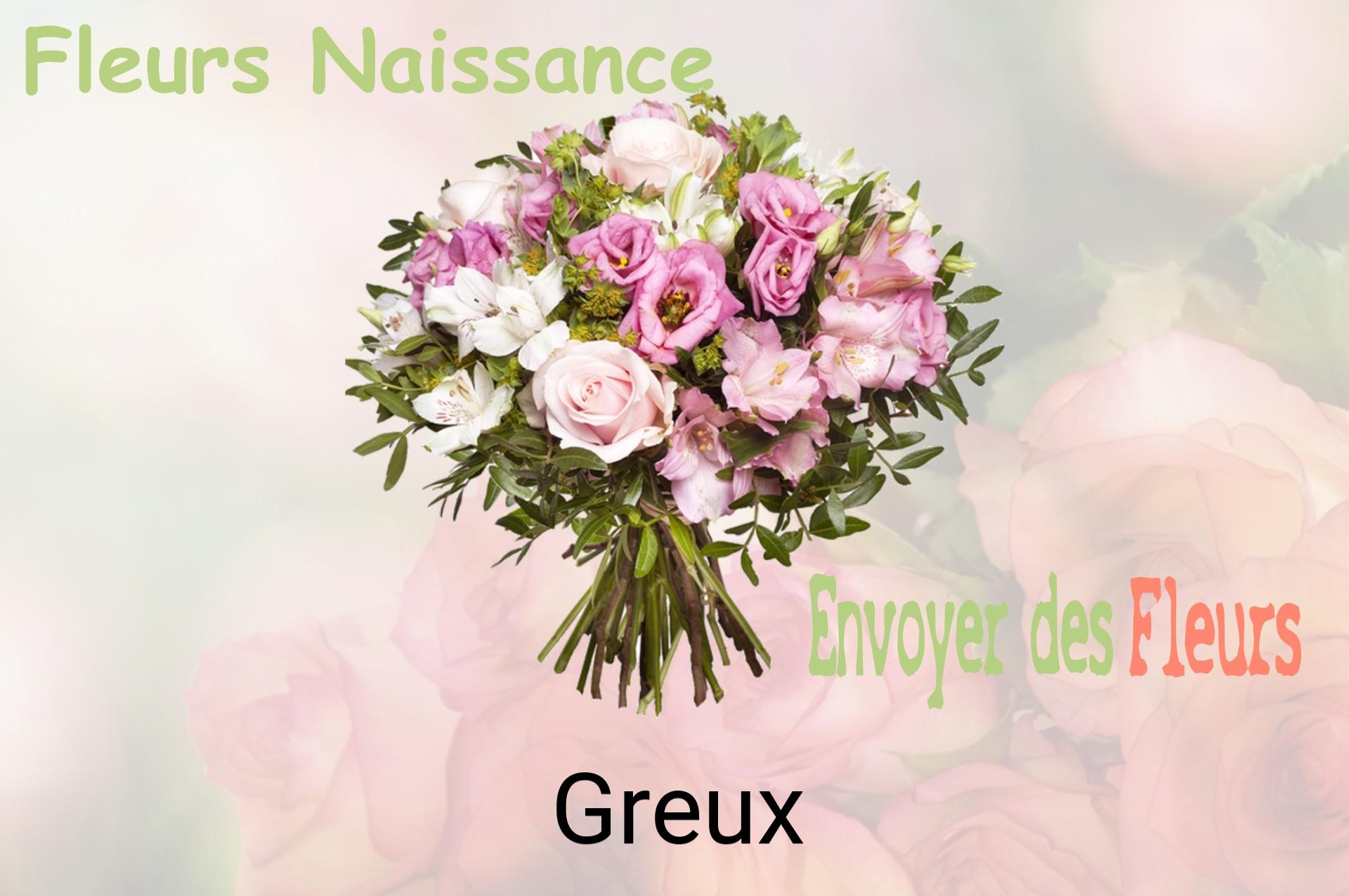 Bouquet de fleurs de naissance livré à Greux